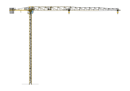 POTAIN MCT 68 Cranes with 0-50 HP Range & Has Cranes Type